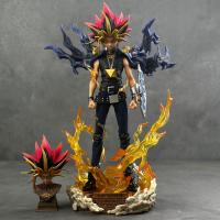Figura De Anime 28cm Yugi Muto Duel Monsters Monstruos De Cartas PVC Estatua Coleccionable De Modelos Decoración Juguetes Regalos De Navidad - details 1