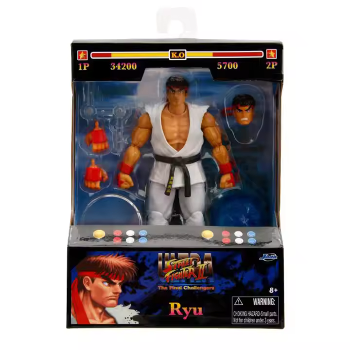 Figura de Ryu de Street Fighter - Ultra Street Fighter II Ryu Jada 15cm - Nuevo - 1