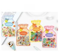 100pcs Pegatinas Decorativas De Corazón Girly Para Álbum De Memorias Estéticas Y Scrapbooking Irregular Papel >3 Años - details 6