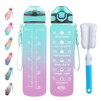 Botella De Agua De 32 Oz Con Horario Y Taza Motivacional a Prueba De Fugas Y Con Correa Para Transporte BPA Y Químicos Tóxicos Libres Para Adultos - details 0