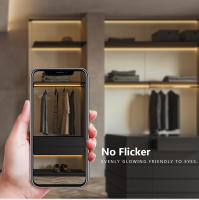 Tira De Luces LED Flexible Con Sensor De Movimiento COB Adhesiva Para Cocina Armarios Estantes Iluminación Paralela - details 6