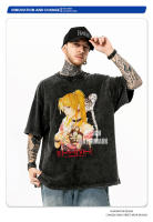 Camiseta Oversize Vintage Amane Misa Anime Death Note Manga Yagami Light Streetwear Mujer Camiseta De Manga Corta Para La Primavera Y Verano - details 3