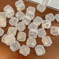 Organizador De Joyas Transparente Cuadrado En Plástico Con Ranuras Para Anillos Para Almacenamiento De Joyeros - details 3