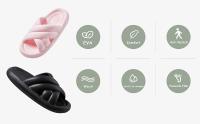 Zapatillas de Baño Antideslizantes Supersuaves, Chancla de Goma Supersuave, Sandalias de Ducha de suela gruesa para mujer, Chancla de playa para interiores y exteriores, Suela extra Gruesa pero Agradable, Resistente y Duradera - details 2