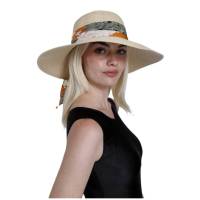 Kebedo Moda Sombrero de Paja de ala Ancha para Mujer, Gorra de paja mujer protección UV, Gorro Pamela Grande, Sombrero Femenino Verano para el Sol, Playa, Jardín, Vacaciones, Talla Unica Ajustable 56-57CM - details 4