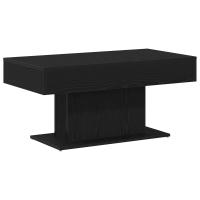 Mesa de Café vidaXL Negra Roble 96x50x45 cm Madera - details 1