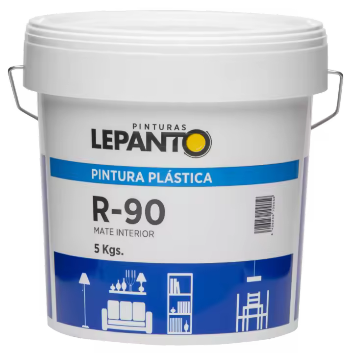 Pintura Plástica R90 Mate de Alta Calidad con Excelente Cubrición y Fácil Aplicación - 1
