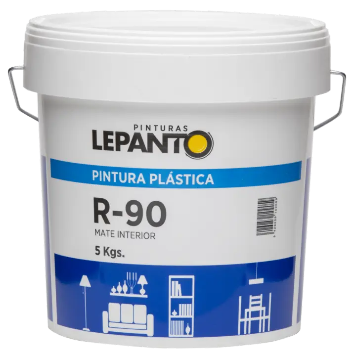 Pintura Plástica R90 Mate de Alta Calidad con Excelente Cubrición y Fácil Aplicación - 1