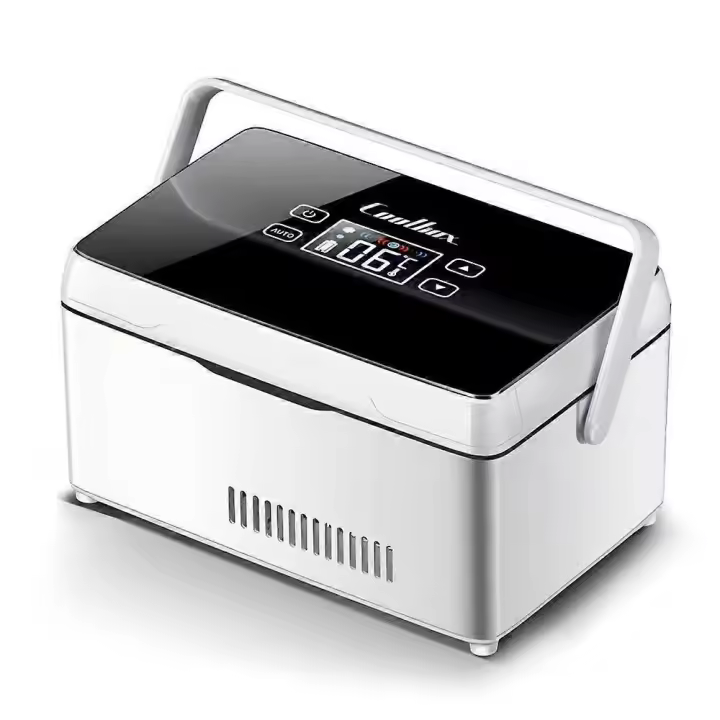 Portable Insulin Fridge with Temperature LED and USB Chargerable, with Handle Alarm, Display Screen Keeping Cooling 0~ 18 - 1