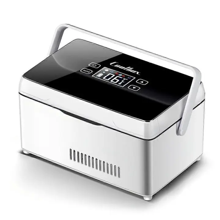 Portable Insulin Fridge with Temperature LED and USB Chargerable, with Handle Alarm, Display Screen Keeping Cooling 0~ 18 - 1