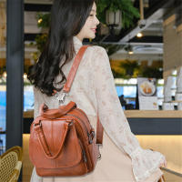 Mochila Retro Pequeña Para Mujer Mochila Multifuncional De Gran Capacidad Bolso Cruzado De Hombro Viaje Mini Bolso De Mano - details 9