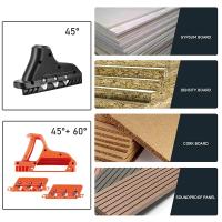 Cortador Rápido De Tabique De Yeso Herramienta Manual Para Engrosamiento De Borde 45°/60° Trimmer De Madera Herramienta De Carpintería - details 1