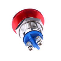 Interruptor De Botón De Pulsación Metálico Temporal Impermeable IP65 SPST (ON)-Off 1NO 3A 250V Con Terminal De Tornillo 16/19/22MM - details 10