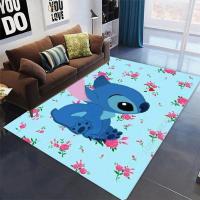 Carpetas De Piso Absorbentes Y Antideslizantes Para Dormitorio Infantil Con Diseño De Cartoon Stitch Tamaño 120x160cm Para Pared De Cama Y Ventana - details 4