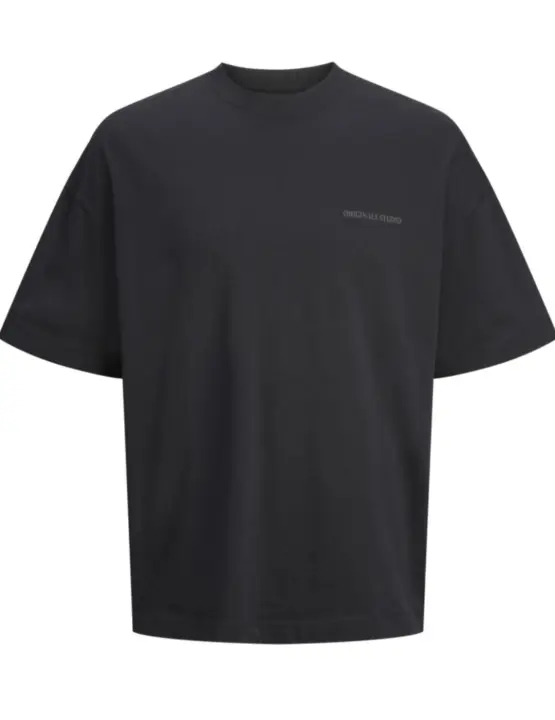 Camiseta Jack&Jones Photo negro manga corta para hombre - 1