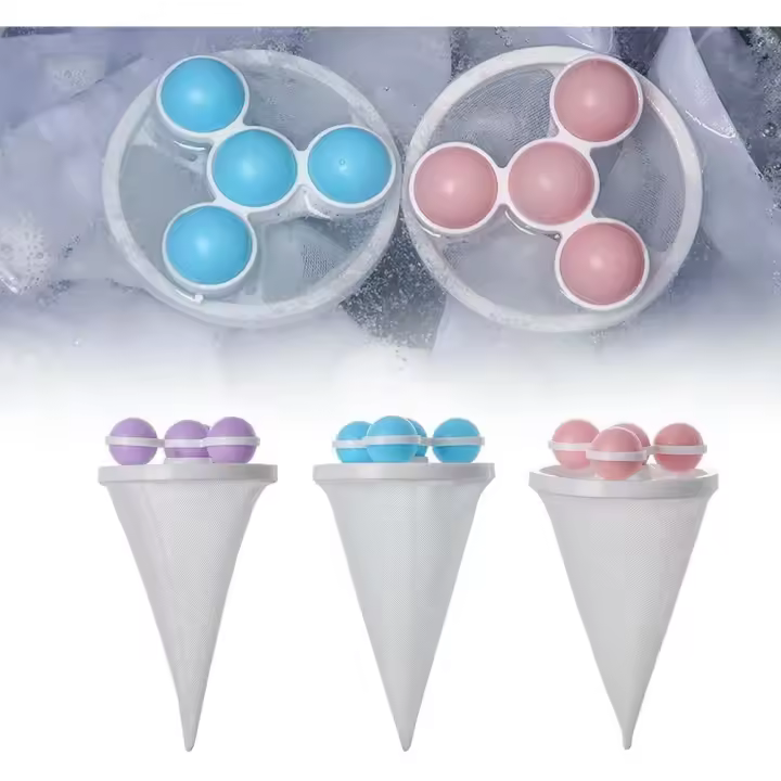 3 filtros de malla flotante para eliminar pelusas, nuevo quitapelusas para lavadora (2025), reutilizable, atrapapelusas para mascotas (multicolor) - 1