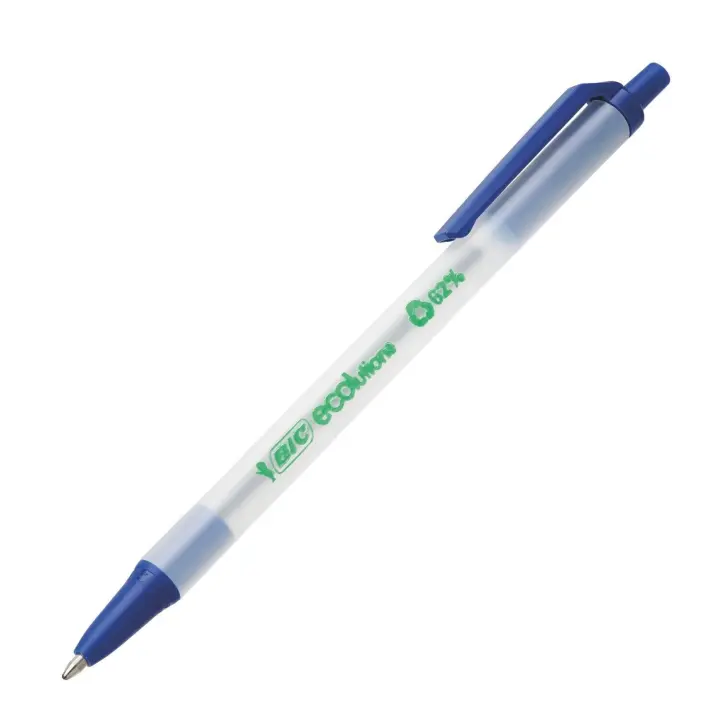 BiC Ecolutions Round Stic Bolígrafo de punta de bola 3 UNIDADES COLOR AZUL - 1