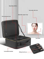 Estuche De Maquillaje Para Mujer Con Espejo Y Gran Capacidad LED Inteligente Estuche De Belleza Y Cuidado De La Piel De Viaje Estilo Fashion - details 4