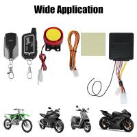 Sistema De Alarma Para Motocicleta 12V Con Control Remoto 2 Maneras De Protección Seguridad Antirrobo Con Advertencia Y Alerta Flashing Light Mute - details 0