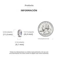 Encanto De Colgante De Árbol De Familia Platinado En Plata Para Pulsera De Bangle Y Collar DIY Regalo Con Doble Vuelo Aéreo - details 69
