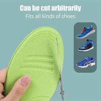 1par De Plantillas Deportivas 5D Invisibles Para Hombre Y Mujer Con Suela Suave Y Almohadilla Completa Para Absorber Choques - details 5