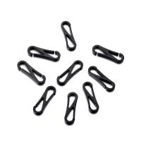 30Pcs Hebilla De Llave Mini Negra De Plástico Para Mochila Correa Botón De Ropa Arraigado Para Gafas Herramientas Al Aire Libre - details 4