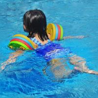 Bandas de Natacion para niños, paquete de 6 discos flotantes de EVA, Bandas de Natacion coloridas para niños de 3 a 14 años que están opening in Nadar, anillos de peso recomendaciones de 15 to 30 kg - details 6