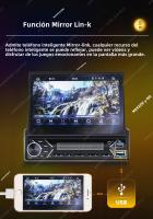 MEKEDE 1 Din Car Radio Multimedia Player Universal Con Audio Video CarPlay Android 7 Pulgadas Pantalla Retráctil IPS Touch Screen - details 11