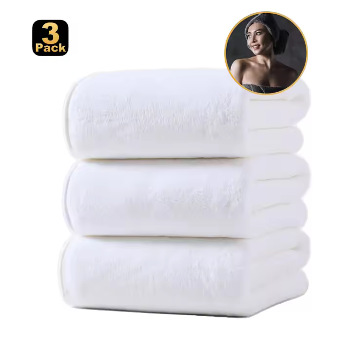 Coral fleece bath towels three pack adult household bath large towel absorbs more water than pure cotton Wxxbd - 1
