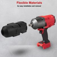 Bota Protectora Para Llave De Impacto Milwaukee 1/2 Pulgada Alta Torque 2767-20 2863-20 Accesorios Para Herramientas Eléctricas Preventiva De Desgaste - details 2