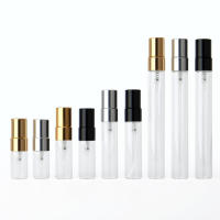 100PCS Botellas De Perfume Reutilizables 2ml/3ml/5ml/10ml Atomizador Vaciado Vidrio Transparente Para Cosméticos - details 3