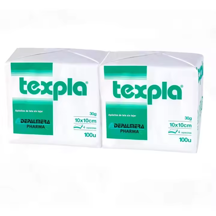 Gasas No Esteril TNT Plegada 10x10 cm - Pack 200 Unidades, Gasa para Tatuaje, Belleza, Manicura, Maquillaje, limpieza Bebé, Desmaquillante, Mascota. Pack de gasas no estériles TNT 10x10 Tiritas y Vendas - 1