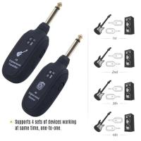 Sistema Inalámbrico Para Guitarra A8 Transmisor Receptor Recargable Integrado Accesorio De Guitarra Sin Cable - details 3