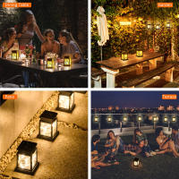 Lámpara Solar Exterior Retro Para Jardín Decoración De Piso Luz De Escenario Candle Lighting Iluminación De Ambiente Para Palacio - details 14