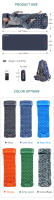 Almohadilla De Dormir Para Camping WEST TUNE Inflable Ultraligera Con Bomba Integrada Y Apoyabaras Para Viajes Y Senderismo - details 4