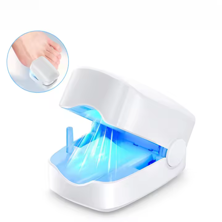 HY Dispositivo De Tratamiento Con Láser Para Uñas Fungosas Onicomicosis Cuidado De Los Pies Con Hongos Tamaño Medio Material Algodón ABS Unisex - 1