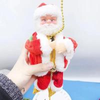 Juguete Musical De Santa Claus Electrónica Subiendo Escalera Para Árbol De Navidad Decoración Para El Hogar Regalos Para Niños Y Niñas - details 3