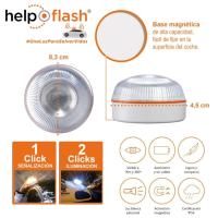 Luz de Emergencia - Linterna - Alcance 1km - Magnética - Impermeable - Help Flash. - details 0
