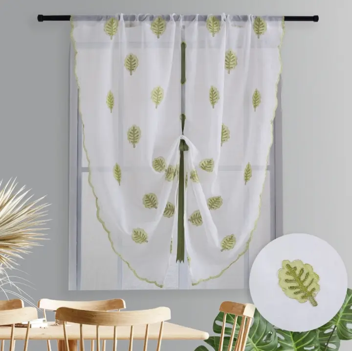 Cortina de cocina con diferentes estampados 140x145cm. Poliéster .1 panel - 1