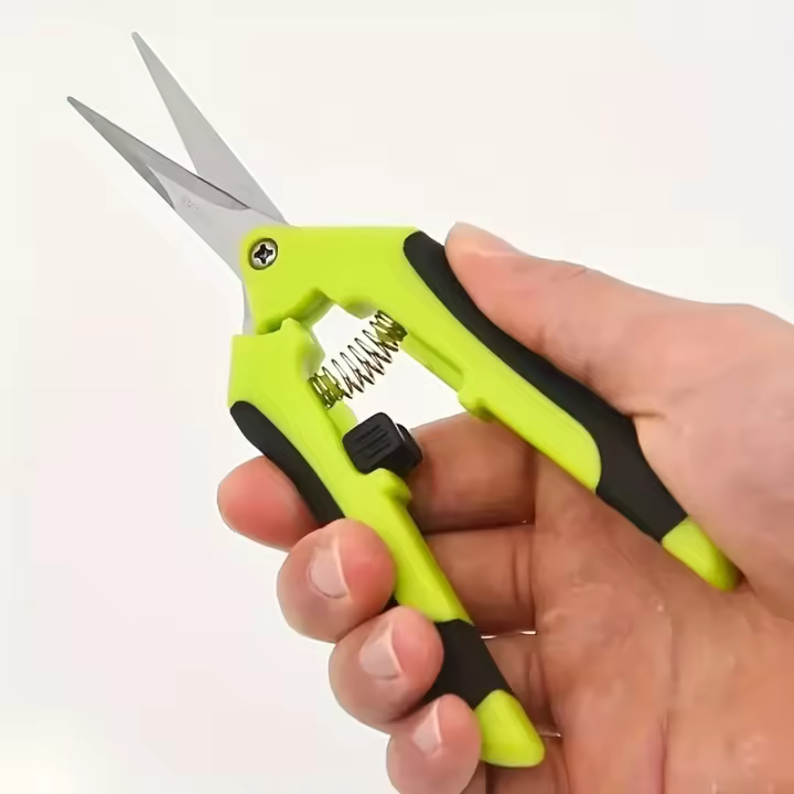 Tijeras De Jardín De Acero Inoxidable Para Podar Flores Y Frutas Adecuadas Para Podar Uvas Cabeza Recta Herramienta De Jardinería - 1