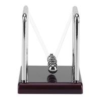 Decora Tu Escritorio Con El Balón De Péndulo De Newton Metal Balanza De Bolas De Acero Figura De Ciencia Y Física Para El Hogar - details 5