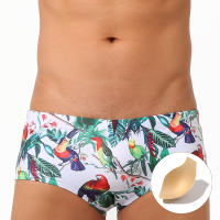 Nueva Ropa De Baño Para Hombre Moda 2023 Pantalones De Natación Estampados Con Push-up Elásticos Y Cómodos Para Playa Y Surf Con Cierre De Cordón - details 6