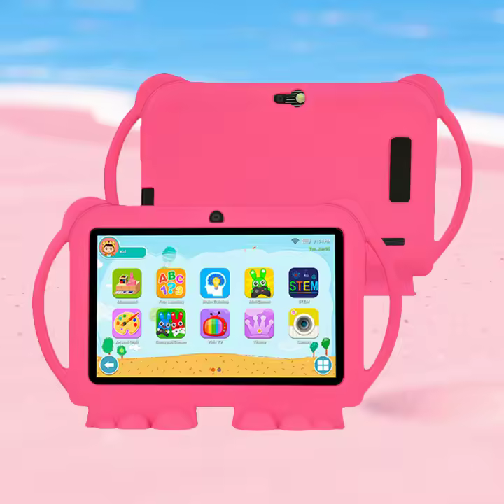 Tablet Infantil Rosa con Doble Cámara, 7" Pantalla IPS, Procesador Octa-Core, 5 - 7 Horas de Uso Continuo - 1