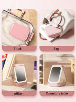 Bolsa De Maquillaje LED Con Espejo Para Mujeres Caja De Cosméticos Portátil Pequeña Con Luz Para Labiales Y Cepillos - details 8