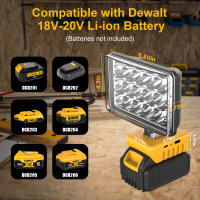 Luz De Trabajo LED Recargable De Alta Potencia 5000-20000LM Con Base Ajustable Y Cableado Luz De Fosa LED Para DeWalt Luz Portátil De Emergencia Material De Cuerpo De Aluminio - details 3