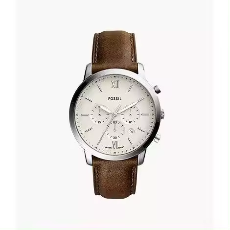 Reloj Neutra con cronógrafo, de piel marrón FOSSIL FS5380 FOSSIL - 1