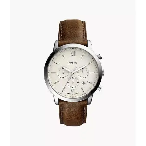 Reloj Neutra con cronógrafo, de piel marrón FOSSIL FS5380 FOSSIL - 1