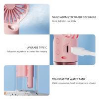 Mini Aire Acondicionado Portátil USB Recargable Humidificador De Niebla Enfriador Ventilador De Spraying Para El Hogar/Oficina/Dormitorio - details 11