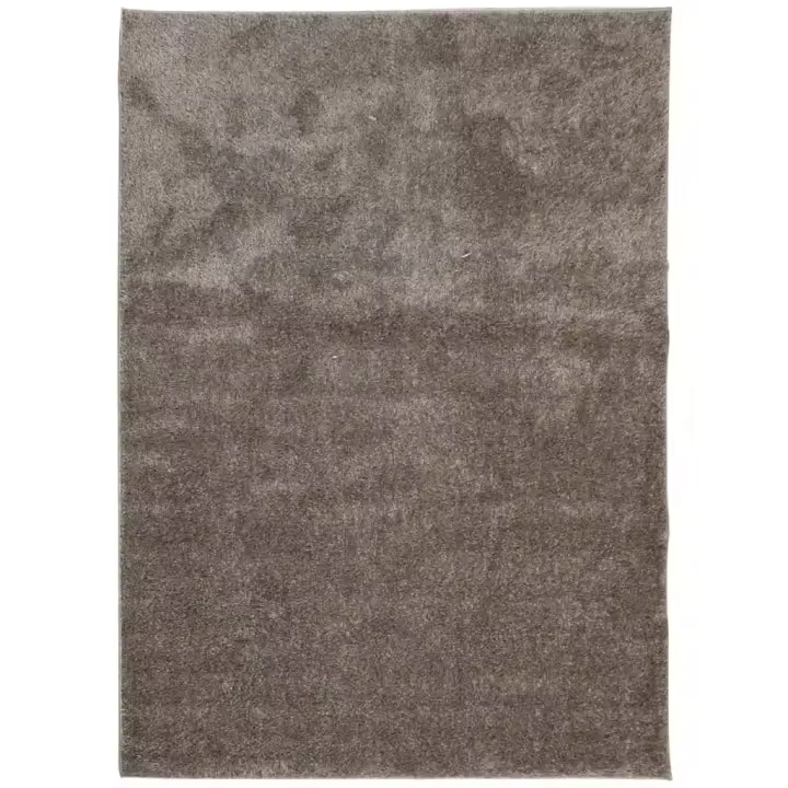 vidaXL Alfombra pelo largo aspecto brillante ISTAN 200x280 cm Color Antracita,  Beige,  Crema y mas Alfombras de área  Alfombra de Piso para Sala de Estar Dormitorio Habitación Salón - 1