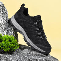 Zapatos De Senderismo Para Hombre Transpirables Antideslizantes Con Suela Suave Malla Zapatos Deportivos Casuales Para Exteriores Zapatos De Escalada - details 2